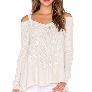 FREE PEOPLE COLD SHOULDER SWEATER